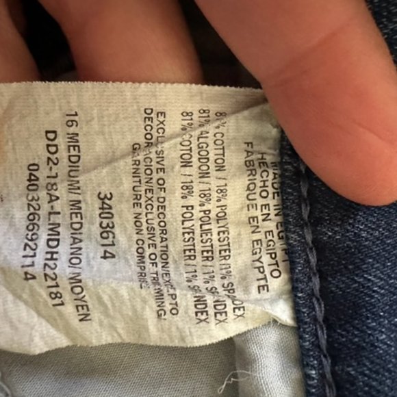 Women's Straight Leg Jeans Size 16 Lee - Picture 9 of 10